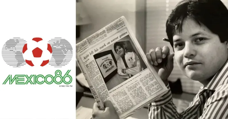 Rubén Santiago, el hombre que creó el logo del Mundial de México 86