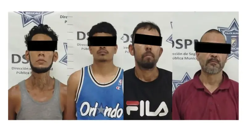 Cuatro sujetos son detenidos tras asalto violento a joven de 21 años