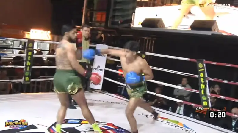 Torbellino Vallejo supera al Zurdo Ramírez en bravo combate de Muay Thai