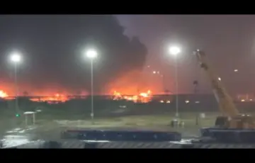Se registra incendio en inmediaciones de la Refinería Olmeca, en Tabasco