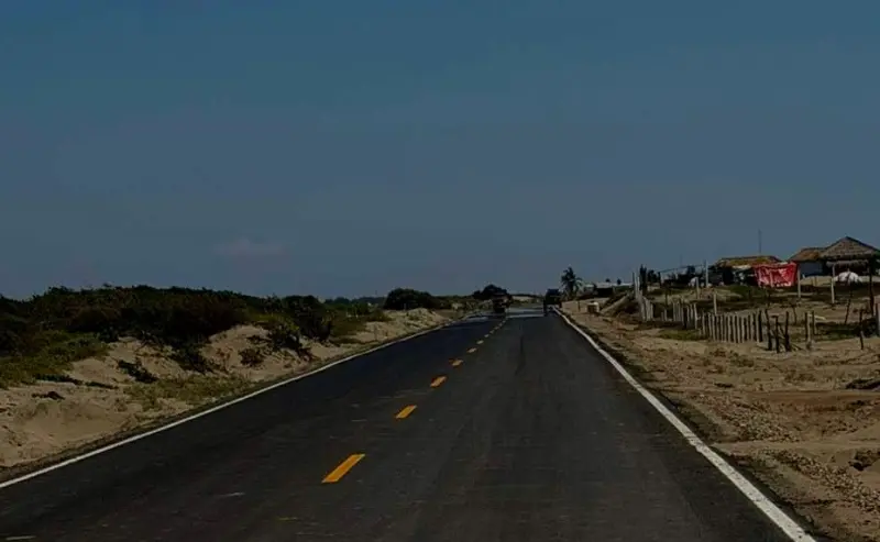 Deja lista Gobierno de Sinaloa carretera al puente Bellavista en Guasave