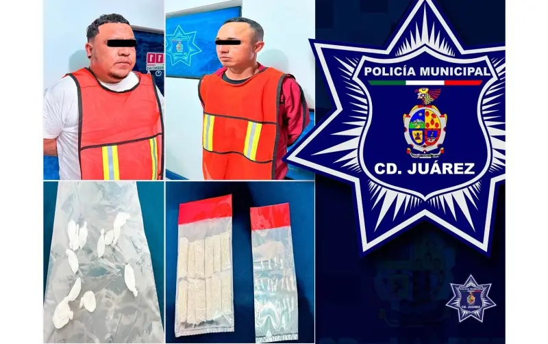 Detienen a dos presuntos narcomenudistas