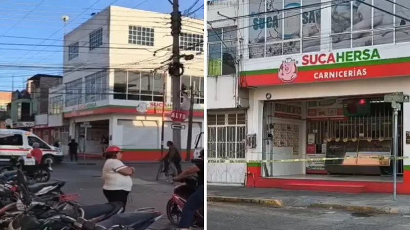 Balean a dos empleados tras asalto frustrado en carnicería de Valle de Santiago