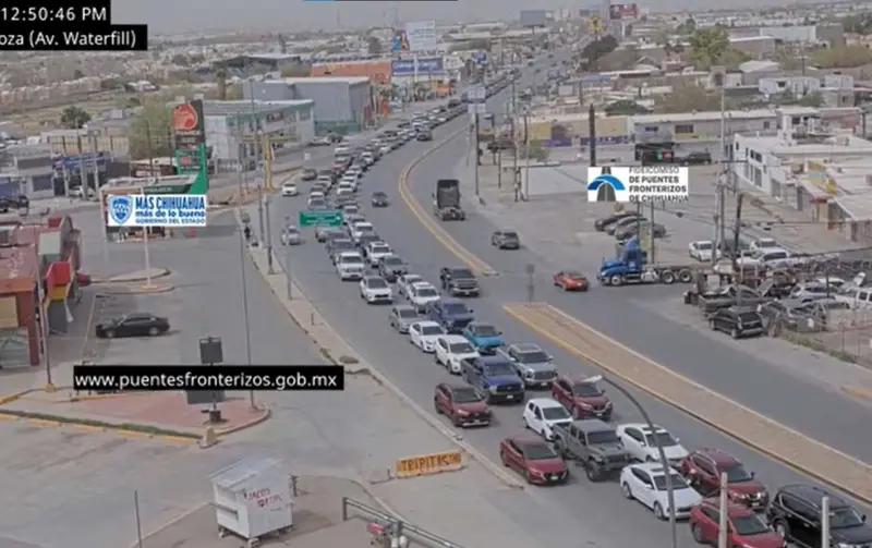 Cruce a El Paso llega a 95 minutos de espera esta tarde