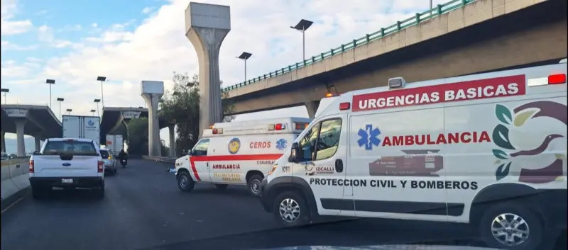 Arrollan a peatón en Cuautitlán Izcalli; colapsa la México-Querétaro