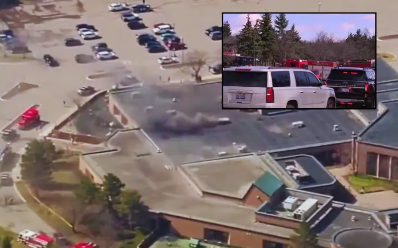 Estrelló su auto contra una sinagoga en Michigan y después disparó contra las personas que estaban en el templo