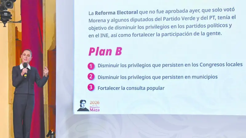 “Plan B” intentará nueva reforma constitucional