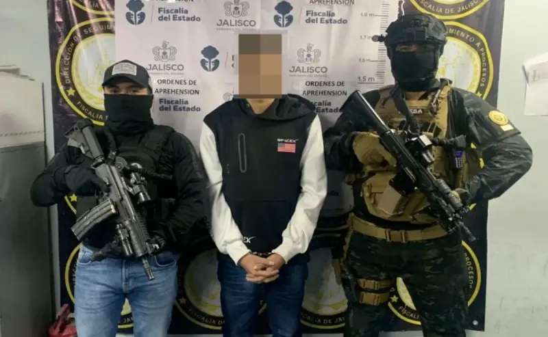 Capturan en Jalisco a sospechoso de feminicidio ocurrido en 2025 en Sinaloa