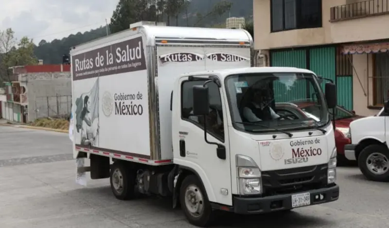 Camionetitas de la Salud abastecen medicamentos en el Totonacapan