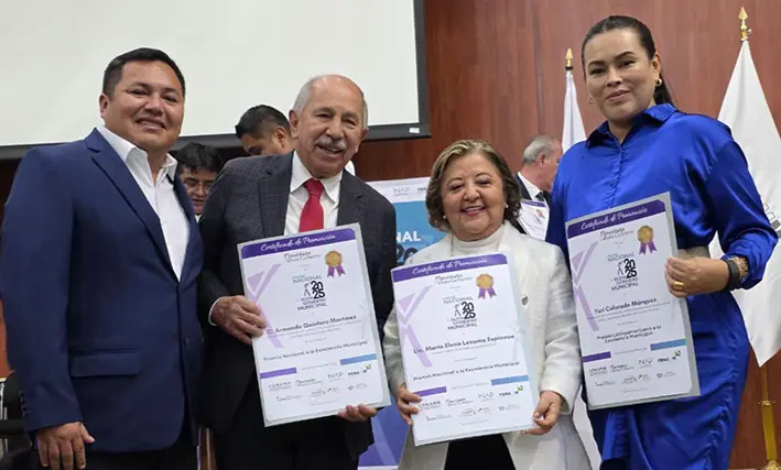 Recibe Mara Lezama el Premio Nacional a la Excelencia Municipal 2025