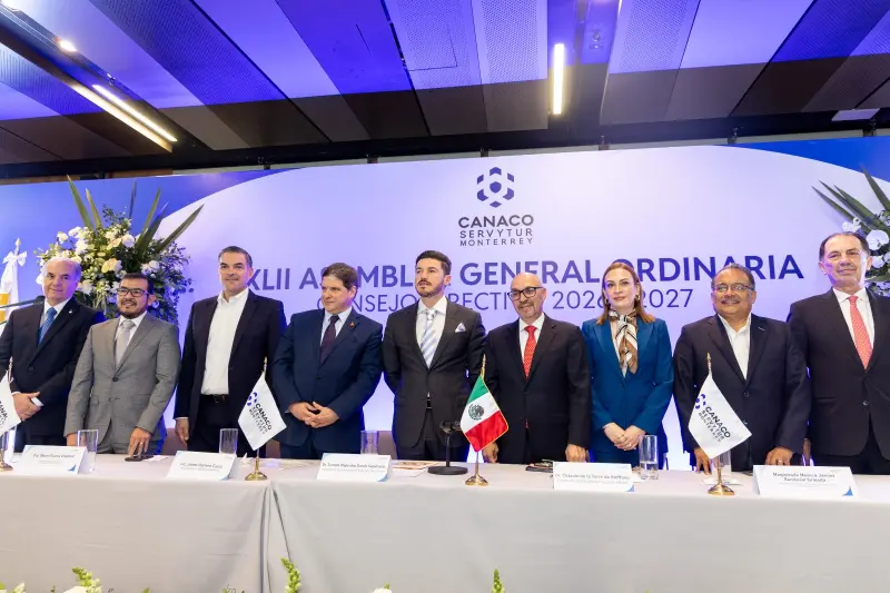 Reelige CANACO Monterrey a Jaime Herrera y refuerza agenda empresarial