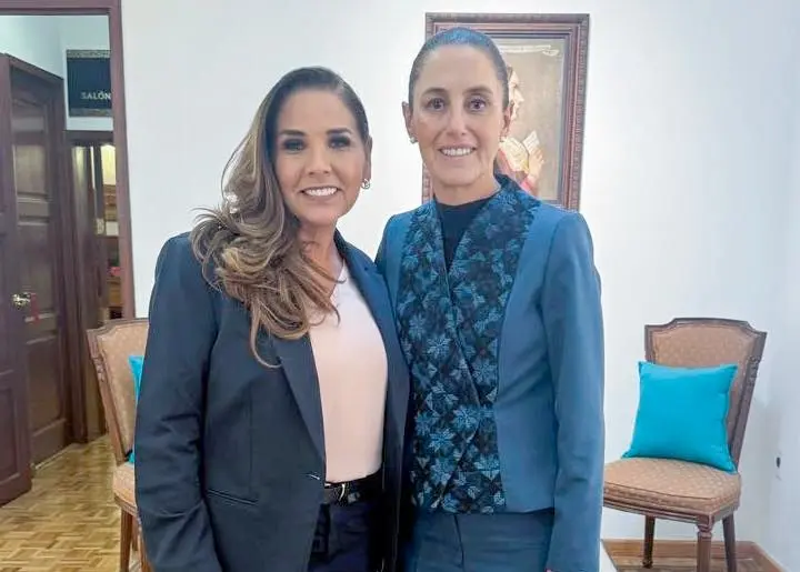 Se reúnen Mara Lezama y Claudia Sheinbaum para fortalecer Quintana Roo