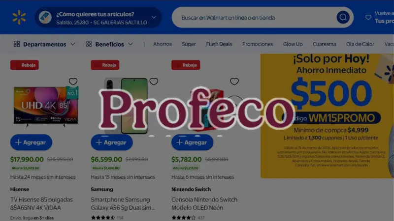 Profeco convoca a afectados por Walmart a presentar demanda colectiva... ¿Qué fue lo que pasó?