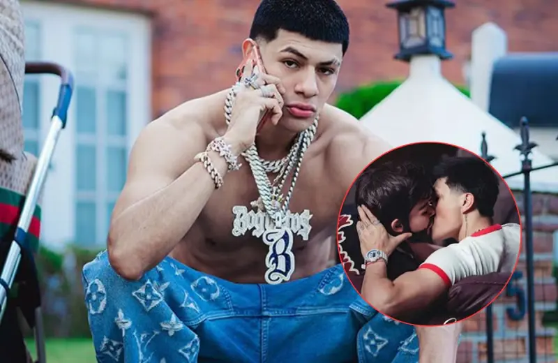 Video musical de El Bogueto causa polémica por beso con un hombre y usuarios lo acusan de queerbaiting