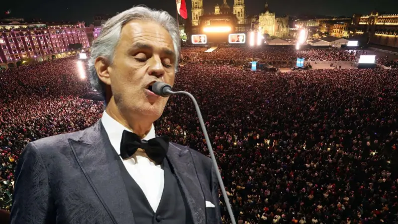Por ti, volaré… al Zócalo: Andrea Bocelli dará un concierto gratis en CDMX; ¿cuándo será el show?