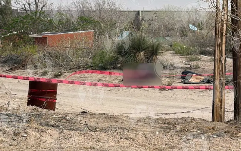 Tiran encobijado en el poblado de San Isidro