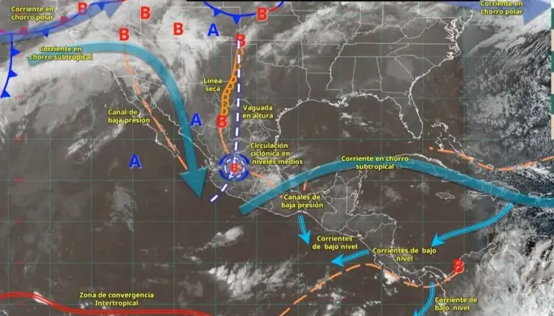 Alertan por lluvias y rachas de viento en Quintana Roo este martes