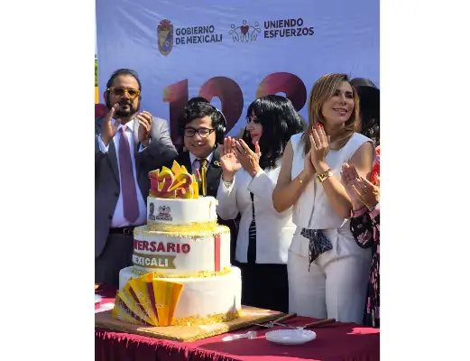 Mexicali celebra su 123 aniversario con ceremonia en el Centro Cívico