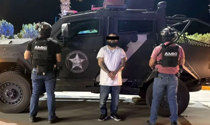 Fiscalía de Sonora detiene a “Sapo” en Nogales; es señalado por tráfico de drogas y personas