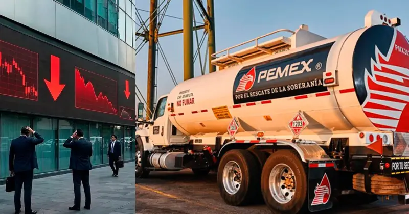 Bolsas se desploman y el diésel sube en México
