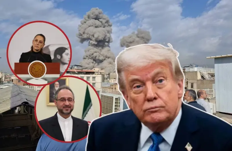 Irán solicita a Claudia Sheinbaum una condena formal contra los ataques de Donald Trump para evitar poner en riesgo la soberanía de México