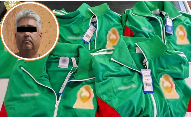 Fiebre mundialista: saca de tienda 18 mil pesos en prendas del Tri