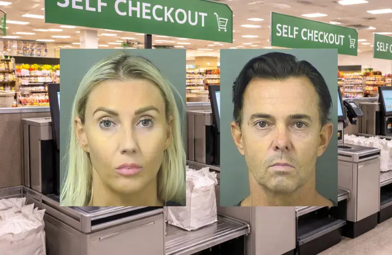 En redes presumían una vida de lujos, pero en el supermercado abusaban del sistema de autocobro para pagar menos y ahora enfrentan cargos de robo por más de 5,000 dólares