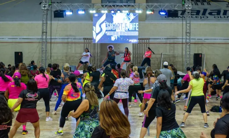 Realizan con éxito Zumba Party Festival