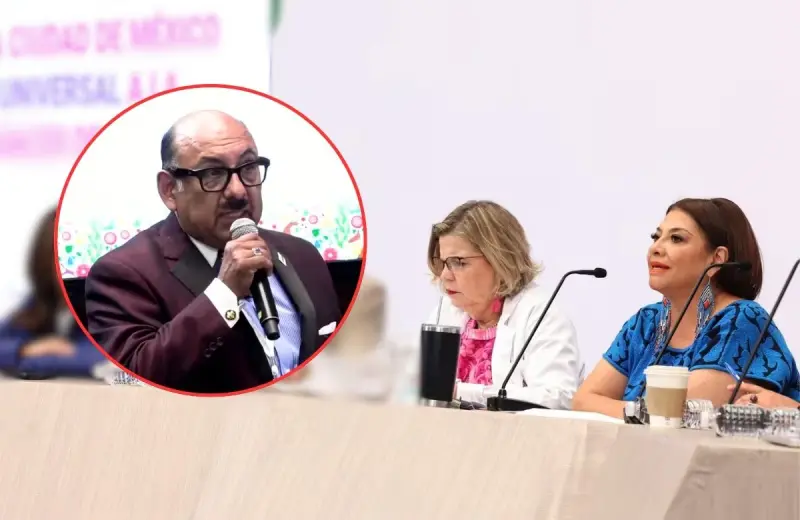 Lord Molécula genera incomodidad en conferencia de Clara Brugada sobre cáncer de mama al agradecer a las mujeres “por sus senos”