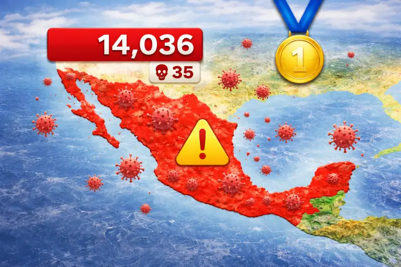 México lidera contagios de sarampión en América con más de 14 mil casos; supera a EE.UU.