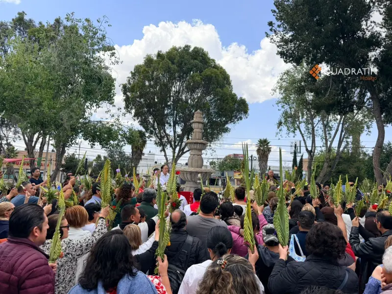 Entre palmas y fe: Hidalgo recibe a la Semana Santa