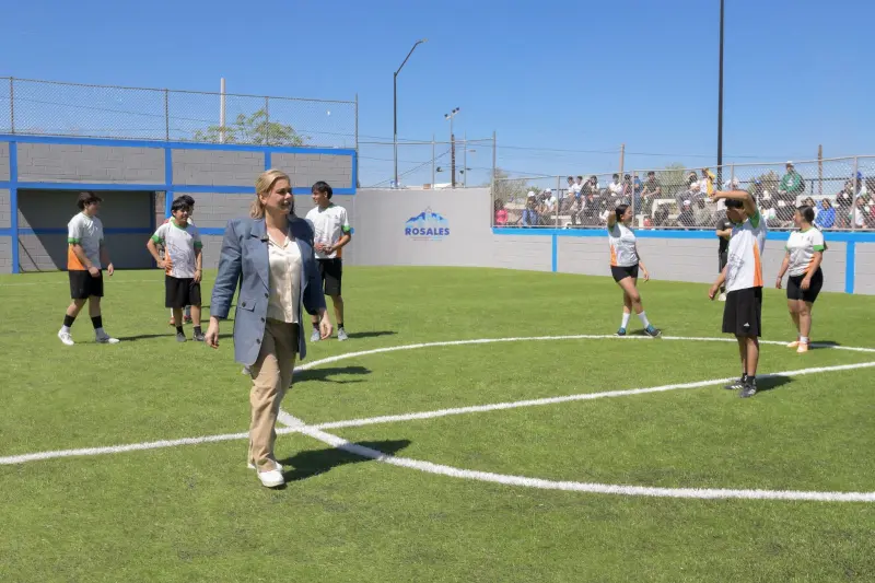 Entrega Maru Campos obras por más de 54 mdp en Rosales