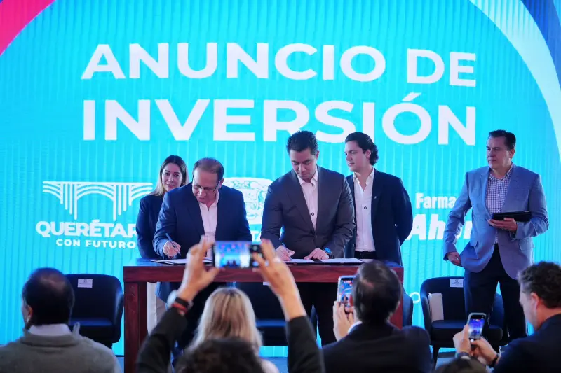 Anuncian inversión de 460 mdp de Farmacias del Ahorro en Querétaro; abrirán 40 nuevas sucursales y generarán más de 1400 empleos