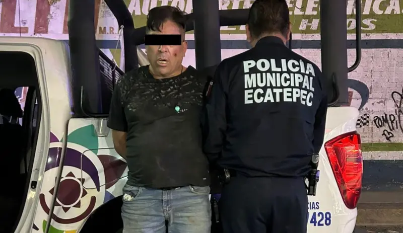 Detienen a sujeto ligado a 20 robos en tiendas Oxxo en Ecatepec