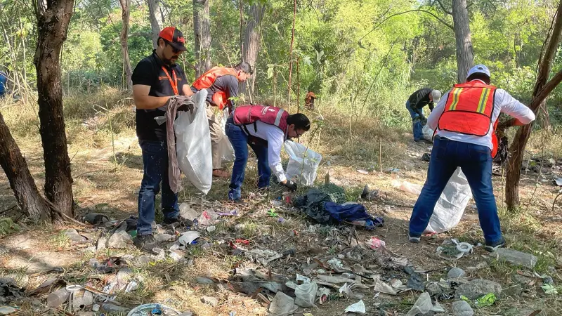 Realiza Conagua jornada de limpieza en el río La Silla por el Día Mundial del Agua