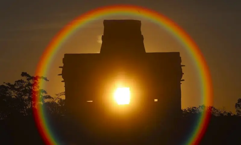 Todo listo en Dzibilchaltún para el equinoccio