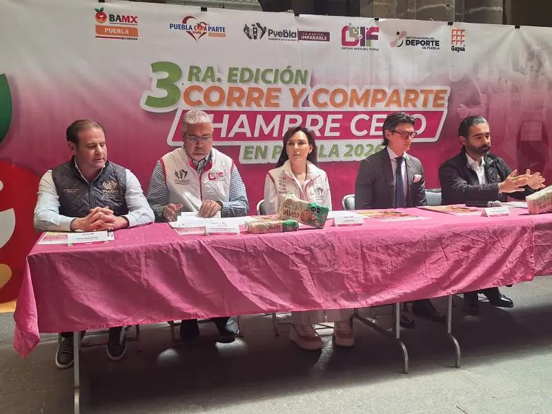 Invitan a la tercera edición de la carrera Corre y Comparte Hambre Cero