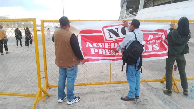 Detractores del acueducto Solís-León denuncian hostigamiento durante el informe de Libia García