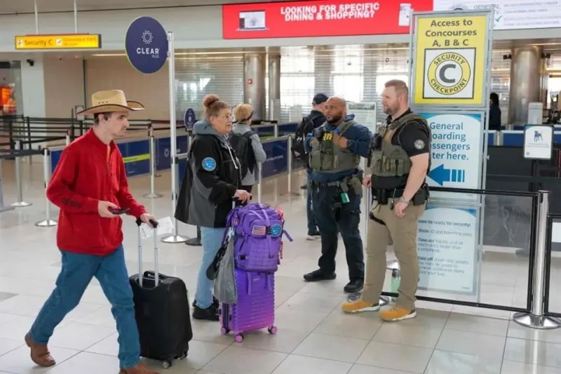 Reciben trabajadores de la TSA primer pago atrasado