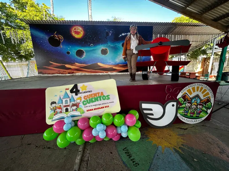 Realizan cuarto encuentro de cuentacuentos en primaria de Culiacán