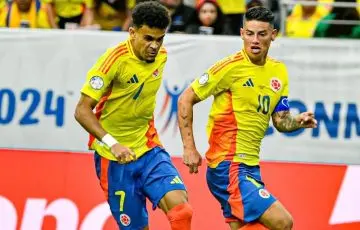 Con la emoción James Rodríguez y Luis Díaz de volver a un Mundial 