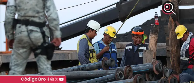 Redoblan labores de rescate de mineros atrapados en mina de Sinaloa