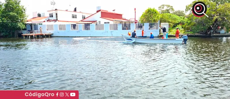 Pemex avanza en limpieza de derrame de hidrocarburos en Dos Bocas