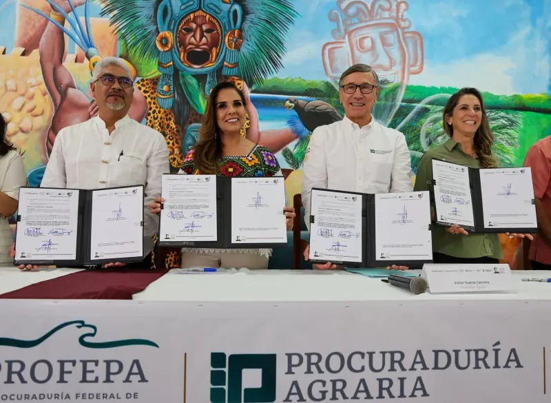 Firman convenio histórico para proteger la selva maya en Quintana Roo