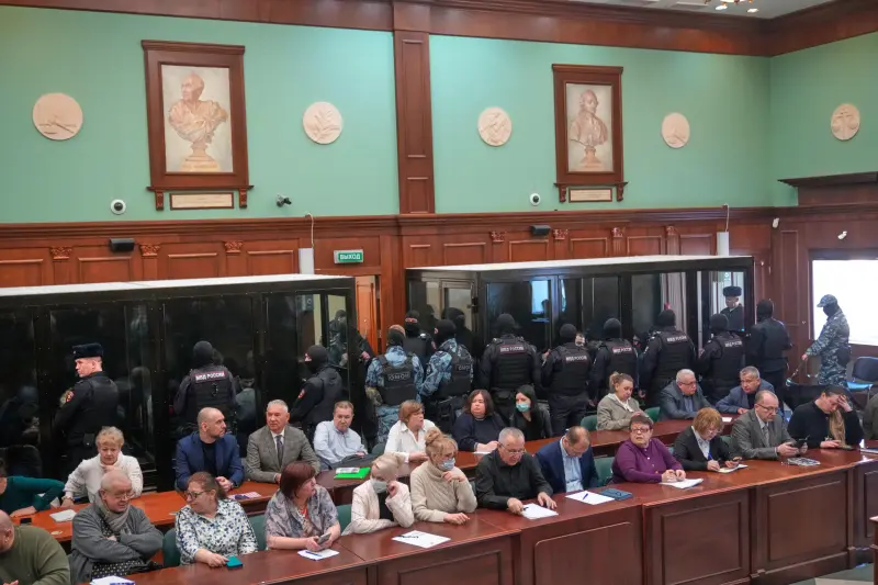 Una corte rusa condena a 19 personas por el mortal ataque de 2024 a sala de conciertos en Moscú