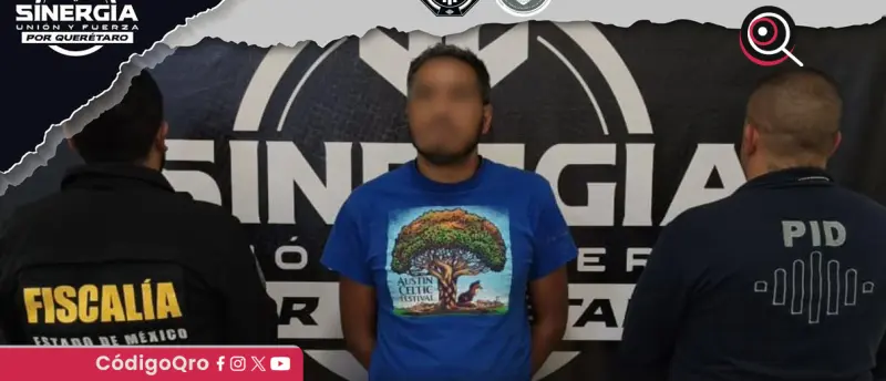 Detienen en Querétaro a hombre por sustracción de menor en EdoMex