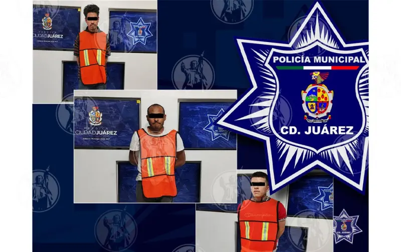 Detienen a tres con órdenes de aprehensión pendientes