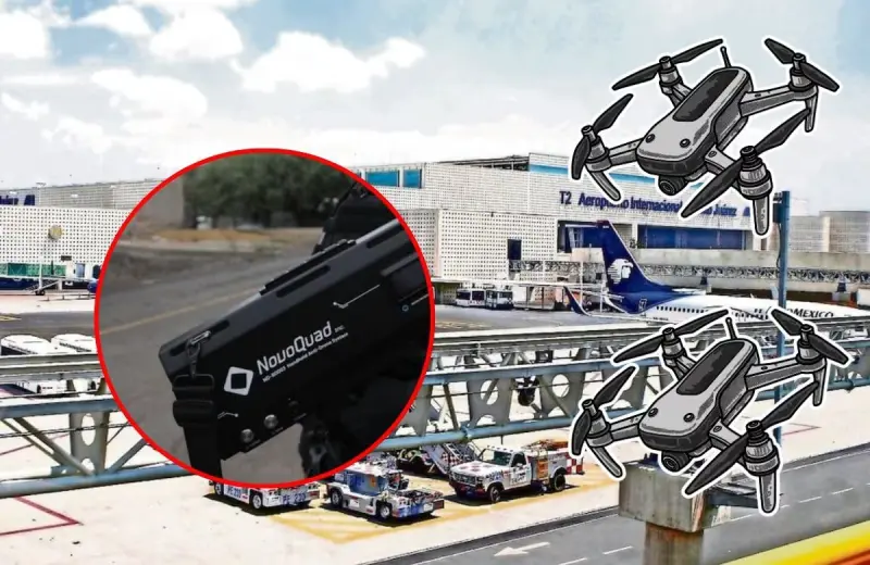 AICM prepara sistema antidrones ante aumento de dispositivos y cercanía del Mundial de Futbol