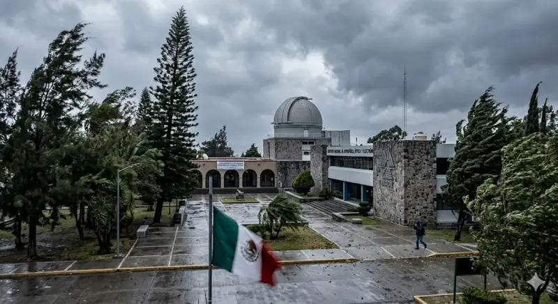 INAOE activa trabajo remoto por rachas de viento de hasta 50 km/h