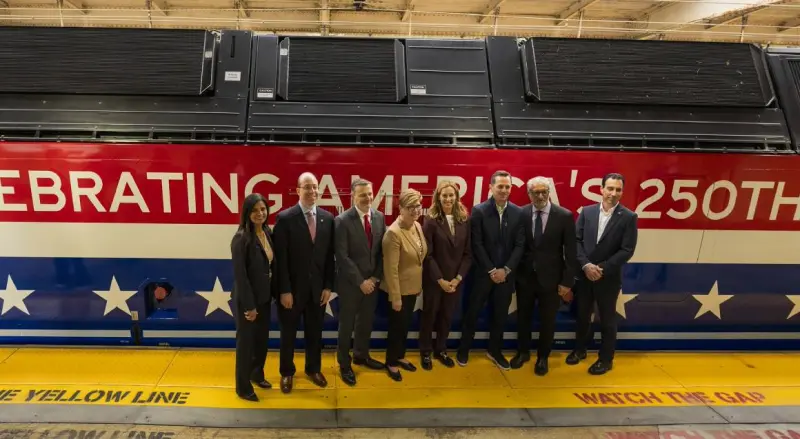 Inauguran puente ferroviario Portal Norte y modernizan transporte en NJ